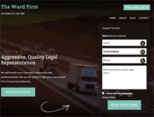 Tablet Screenshot of jlwardfirm.com